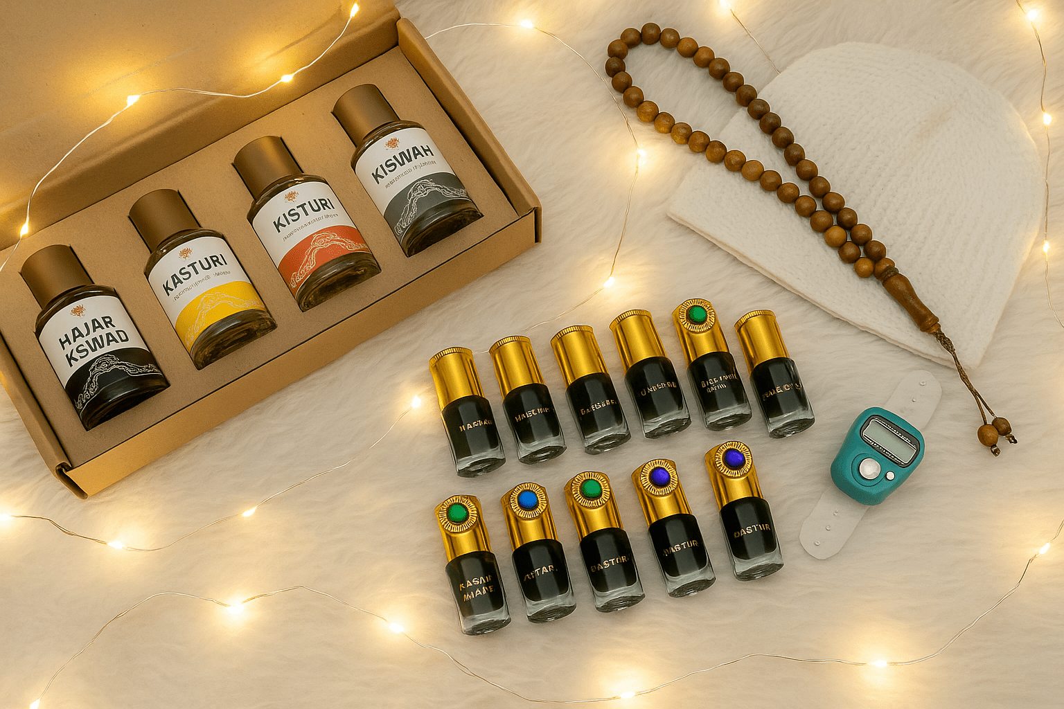 PARFUM PAKET RINDU TANAH SUCI Special Series | Parfum Sholat Pria Non Alkohol | Original by Khadija Kasturi Kiswah Raudah Hajar Aswad - Parfum Unisex